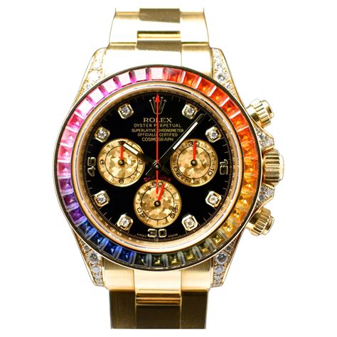 rolex daytona oro arcobaleno|rolex daytona gold.